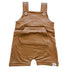 Organic Cotton Overalls - Sandy Toes Tan