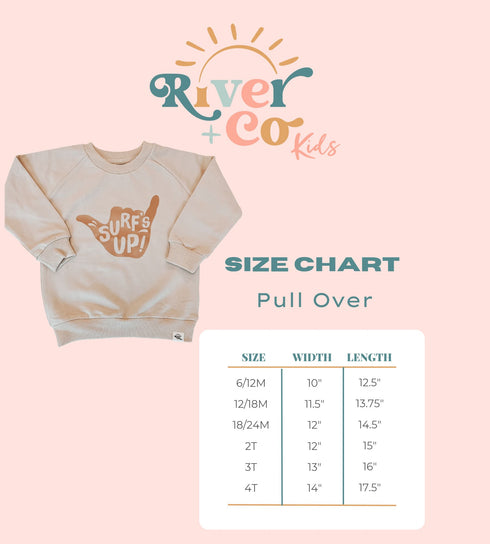 Surf's Up Organic Cotton Pullover