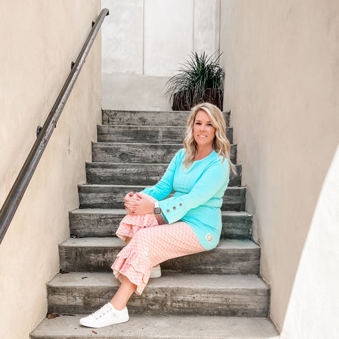 {NEW SIZING} Swanky Lady Vintage Ruffle Sleeve Top