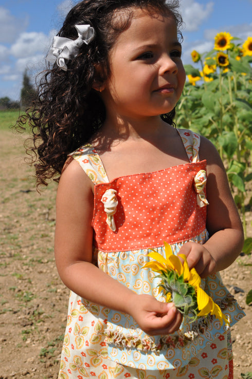 Poppy & Aqua-Knot Dress