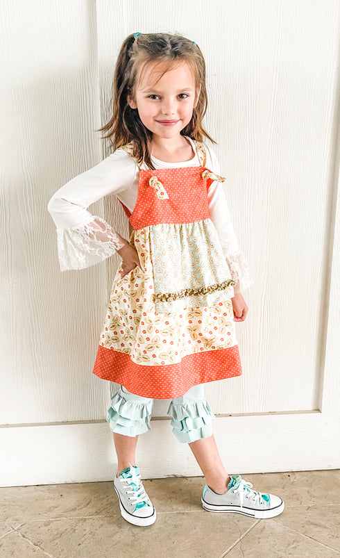Poppy & Aqua-Knot Dress