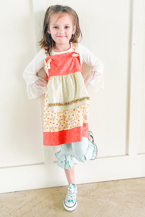 Poppy & Aqua-Knot Dress